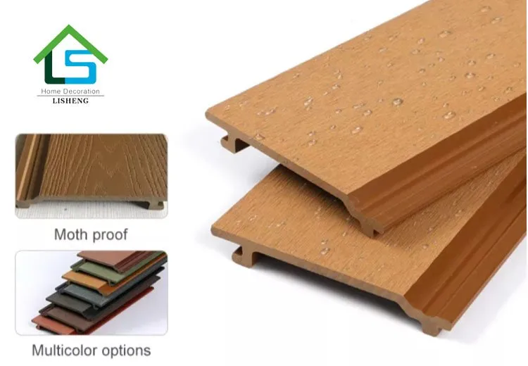 Papan Hiasan Rumah Panel Pelapisan Dinding WPC Moden